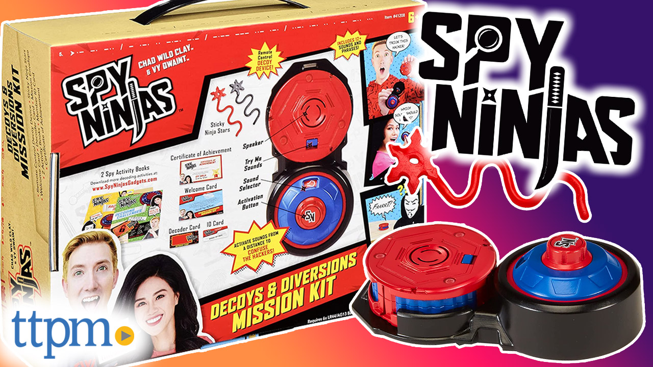 Watch Spy Ninjas Decoys & Diversions Mission Kit from Playmates on